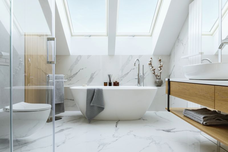 Modern Bathtub Installation